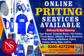 printing services/letterhead/sticker/flyer/bag/diary/shirt/cap/cup/pen