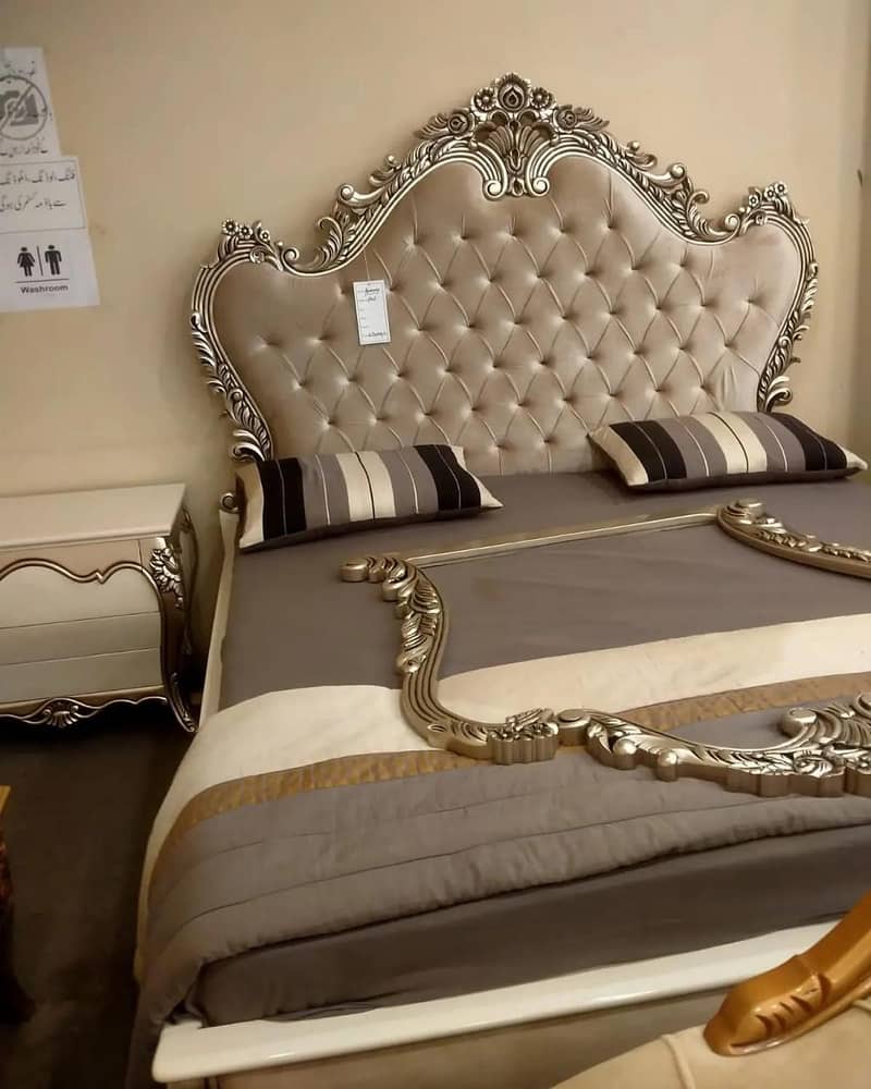 double bed/bed set/furniture/single bed/Turkish bed set/glossy bed se 3