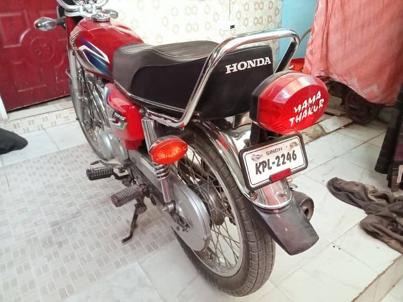 Honda 125 model 2022 Karachi number 5