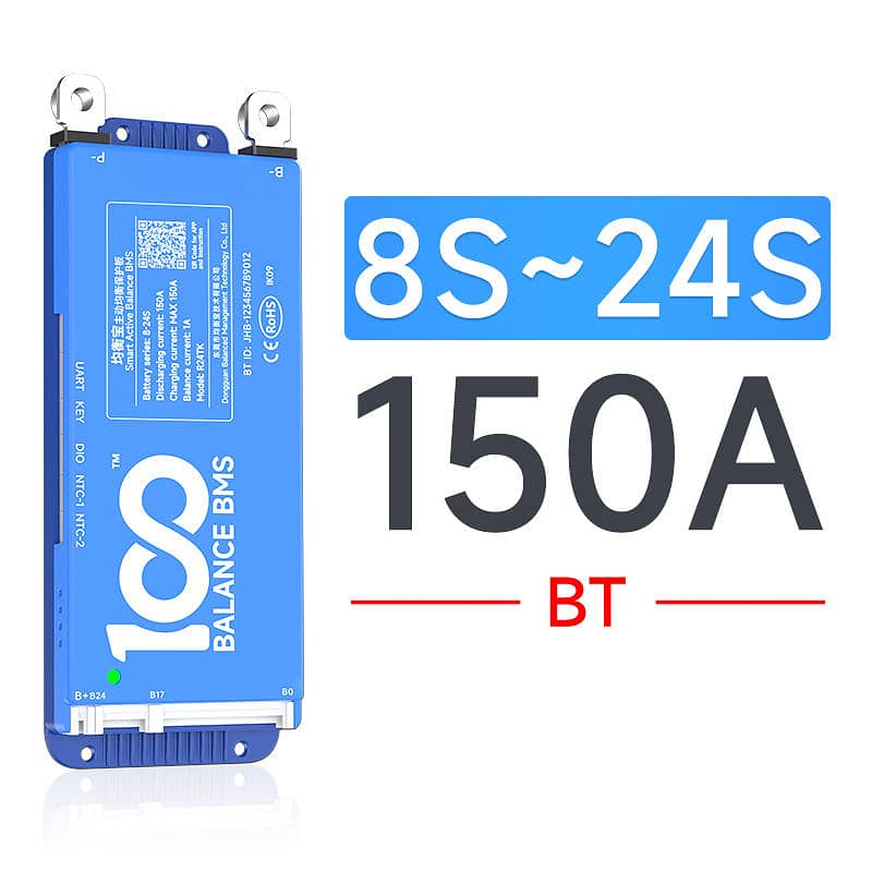 DALY 100 Balance BMS 150A 8S-24S 24V to 72V Smart Active Balance BMS 0