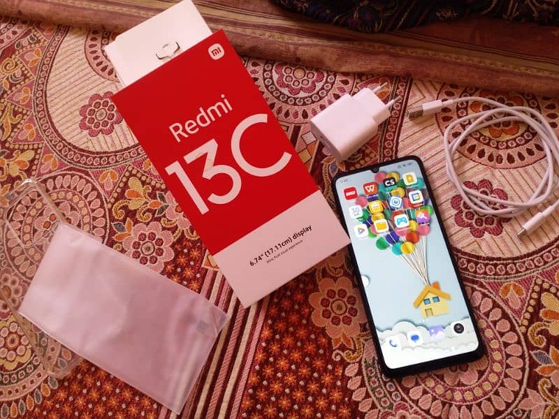 Redmi 13 C like new, only one week old 0