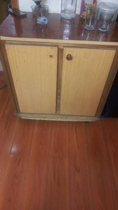 wooden cabinet in good condition