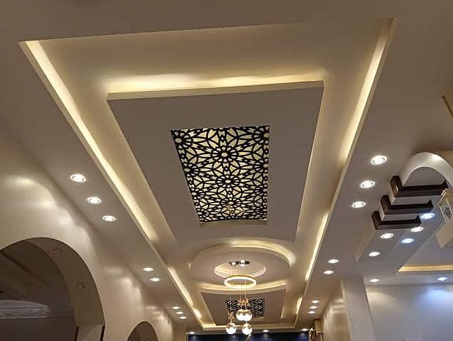 Dry wall ceiling - Plastic paris ceiling- Office Ceiling- Room ceiling 5