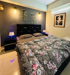 1 bed furnish apartment available for rent this rent is with out mantenase in diamond mall on 4th floor gulberg greens islamabad