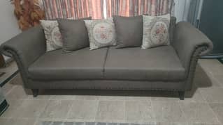 5 seater sofa with cushions for sale in good condition