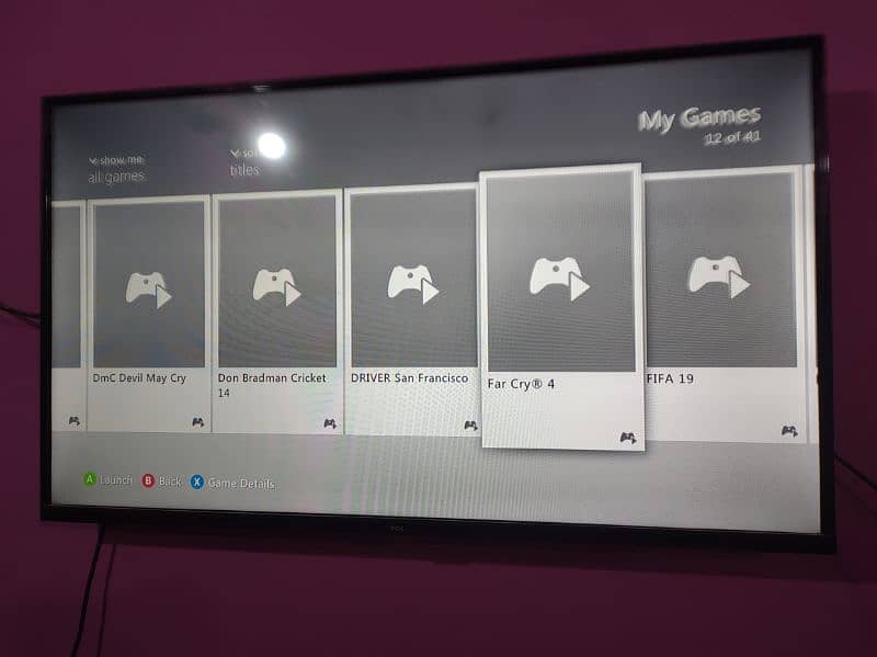 XBOX 360 JASPER 250GB JAILBREAK 41 GAMES INSTALLED 1 CONTROLLER 6