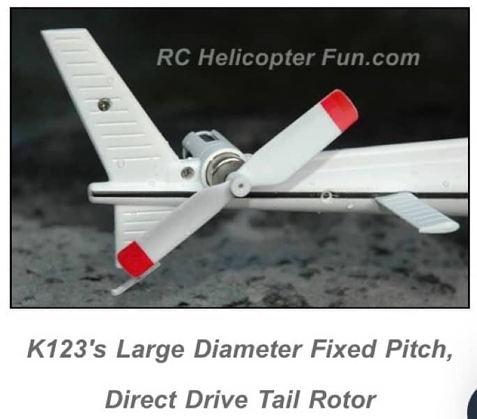 K123 RC Helicopter AS350 3