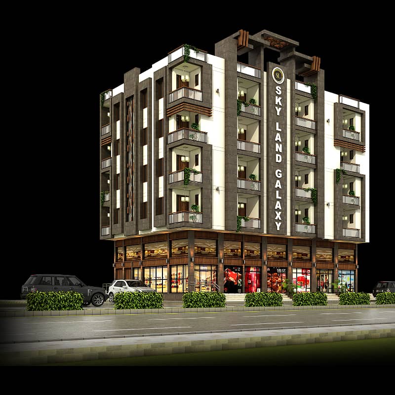 A Complete Package Of Urban Living Skyland Galaxy 2 Bed Lounge Ultra Modern Apartment At Prime Location Of Surjani Town 1