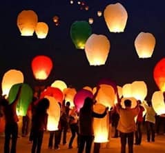 Sky lantern , phuljari , annar , china machis , colour smoke etc