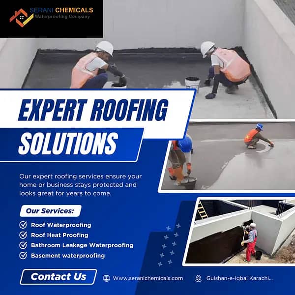 ROOF WATERPROOFING | HEAT PROOFING | WASHROOM LEAKAGE | WATER TANK 4