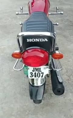 Honda 125 CG bike model 2019 for sale