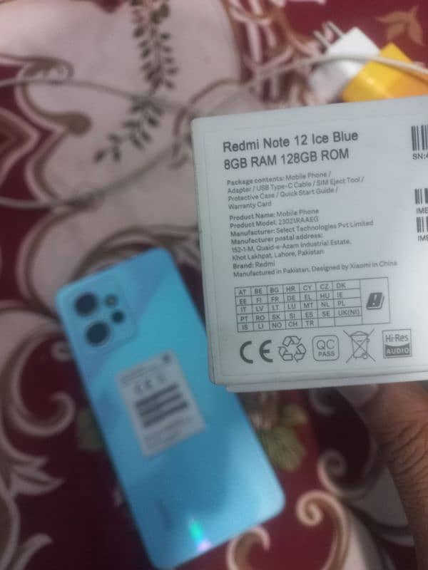 redmi note 12 8 128 warranty 08 03 2025 1