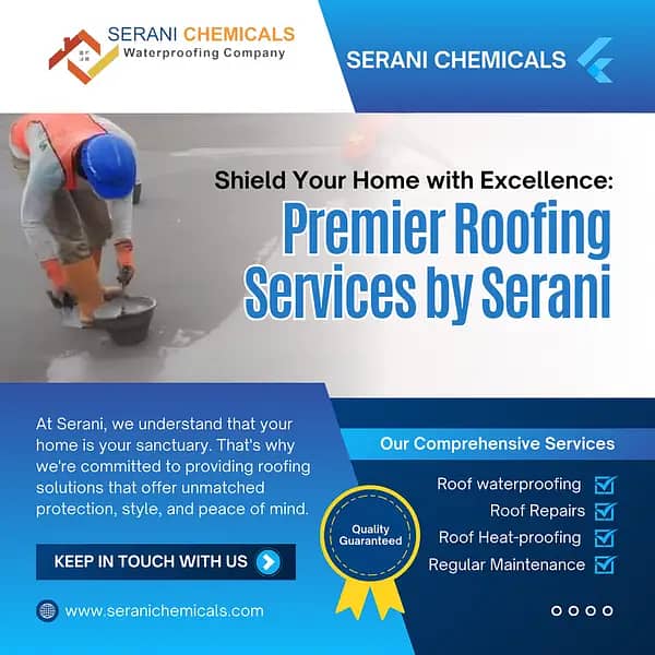 WATERPROOFING | ROOF  HEAT PROOFING | WASHROOM LEAKAGE SERVICES 1