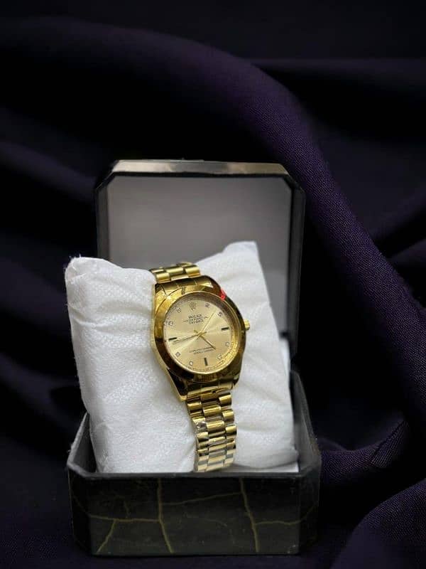 men's golden watch 0