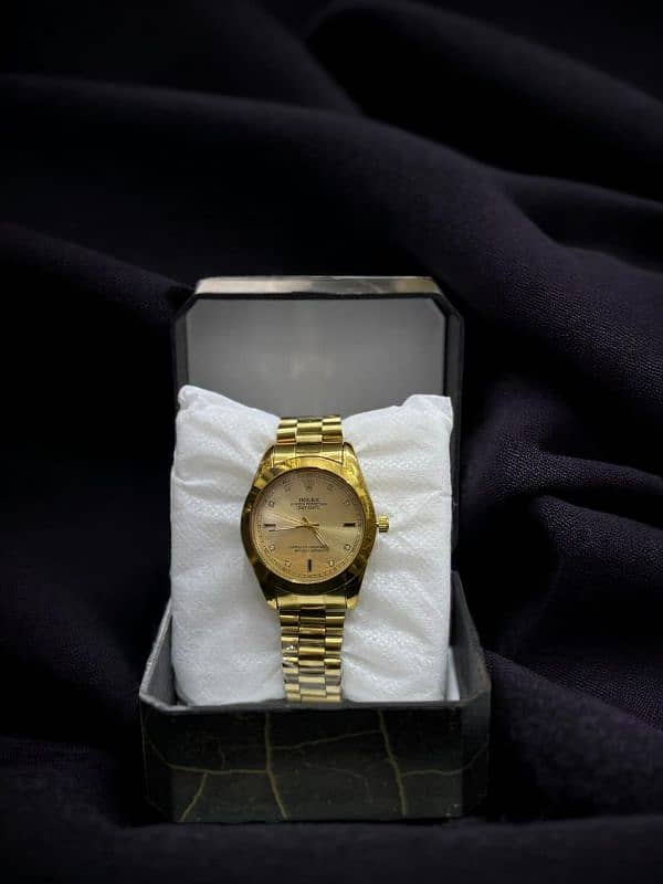 men's golden watch 1