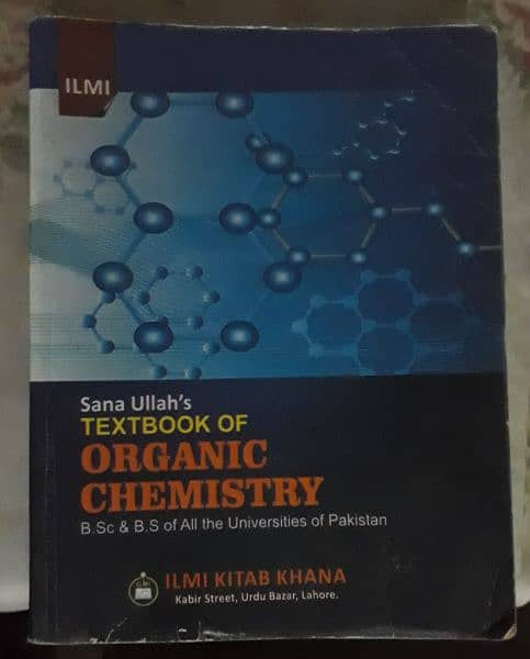 A Textbook of of organic chemistry for BS and BSc students 0