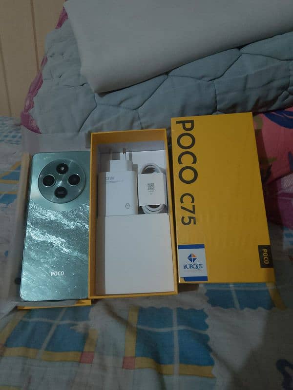 Xiaomi Poco c75 8/256 new mobile 1