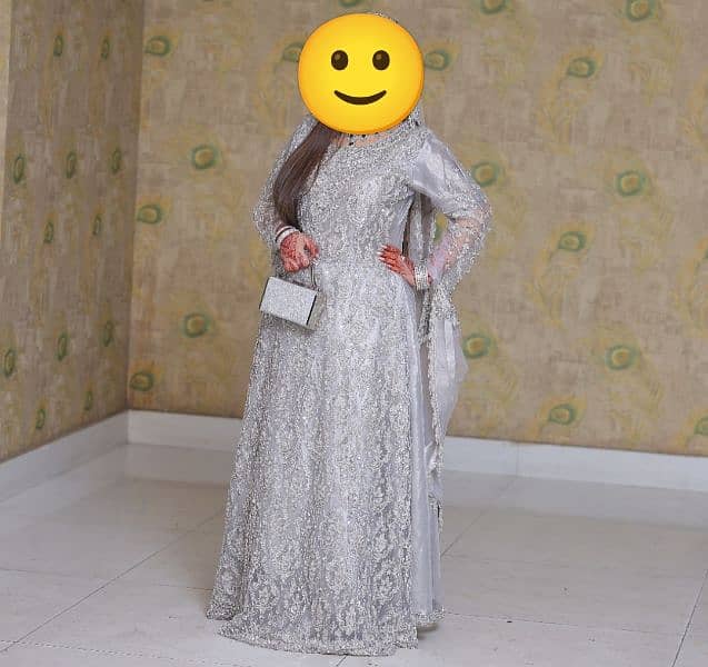 Walima Bridal Maxi Dress Designer Heavy Embroiderd Maxi 0