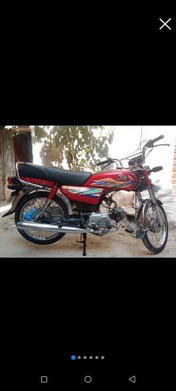 Honda CD70 2020 model in genuine condition 5