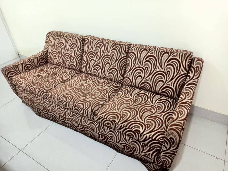 swiss made imported three seater sofa. 0