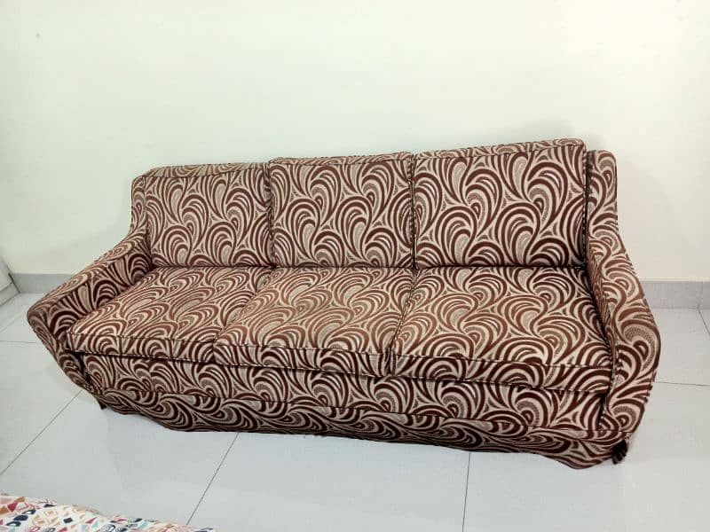 swiss made imported three seater sofa. 2