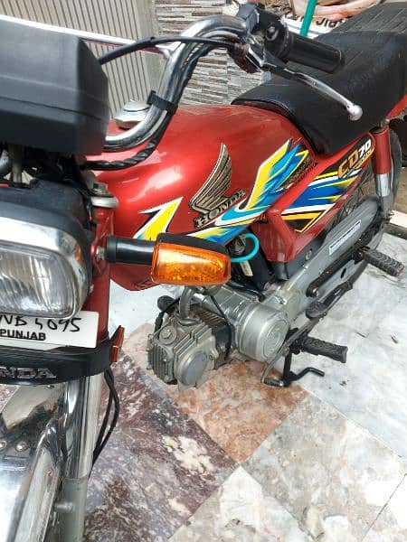 honda cd 70 red colour 03084600283 4