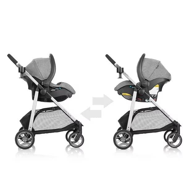 Evenflo Omni Plus Modular Travel System + Infant Car Seat 2