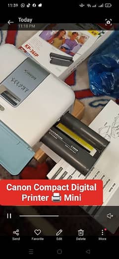 Canon Digital Selphy Compact Printer (CP 510) 100% Tottely Original