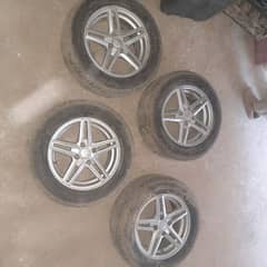 185 65 R14 Dunlop tyres along rims for sale