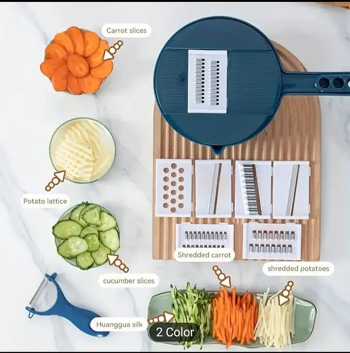 Multi Functional Vegetable Chopper 12 in 1 0