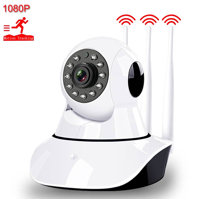 IP WIRELESS CAMERA 360 WITH 3 ANTENNA V380 PRO 1