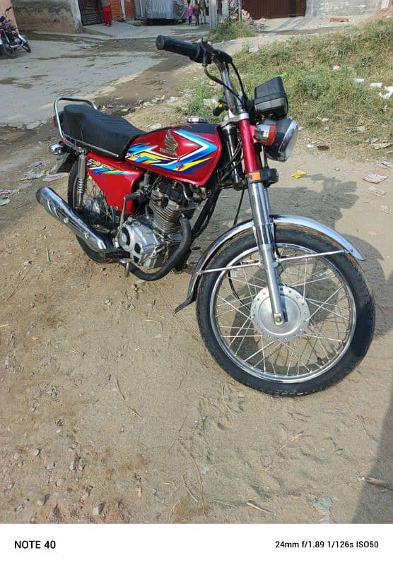 Honda CG 125 Punjab No 5