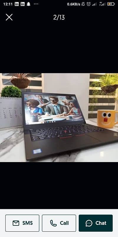 Lenovo think pad 14" t480s 2