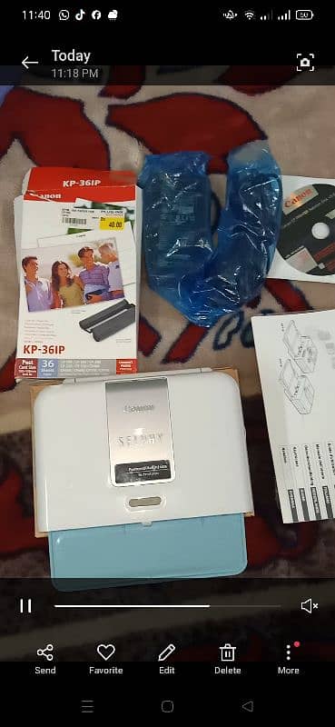 Canon Compact Digital Selphy Printer CP 510. . . . 100% Tottely Original 14