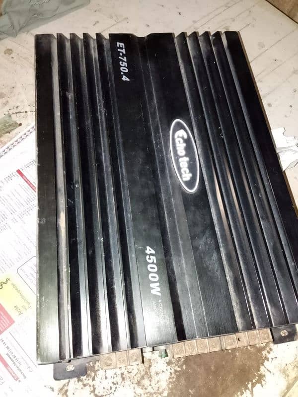 Amplifiers 4500W Echotech 1