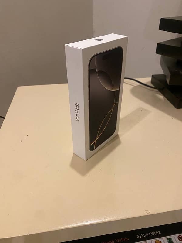 iPhone 16pro 512GB Box packed 0