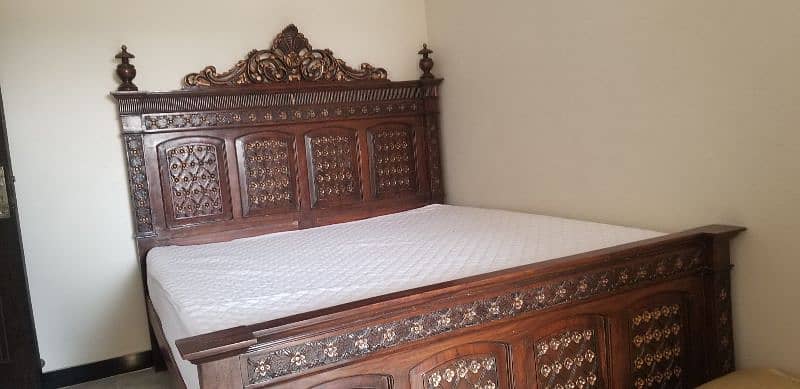 pure sheesham bed set 2