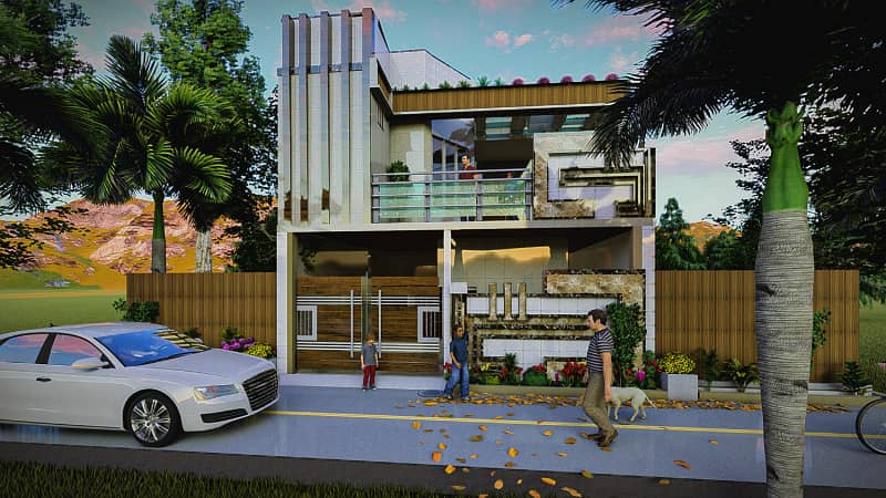 Affordable 5 Marla House on Easy Installments in Citi Housing Jhelum 2