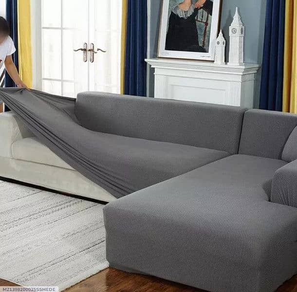 L shape sofa cover 3