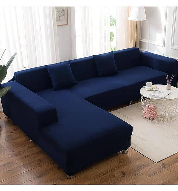 L shape sofa cover 5