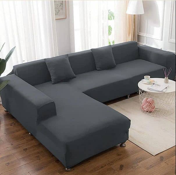 L shape sofa cover 7