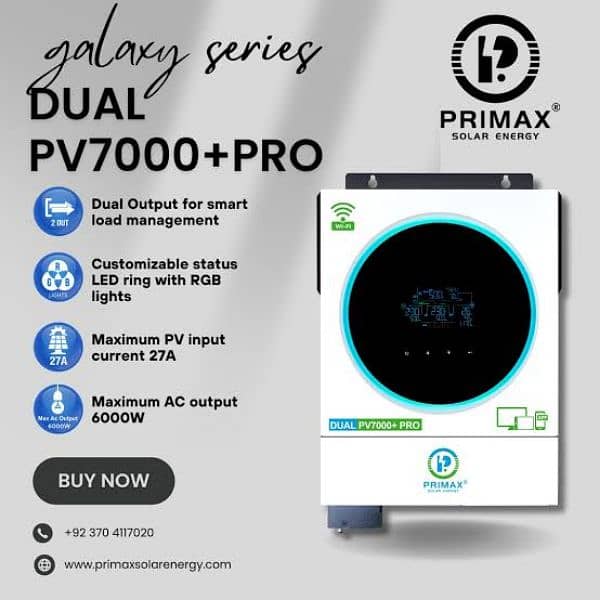 GALAXY DUAL PV7000+PRO 6Kw 0