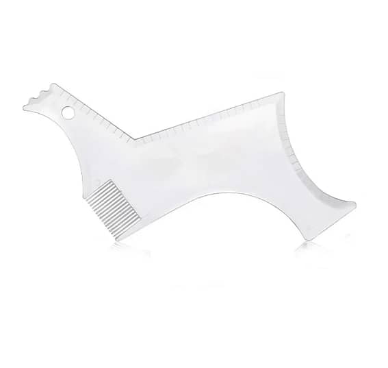 Double Side Beard Shaping Beard Shaper Transparent 3