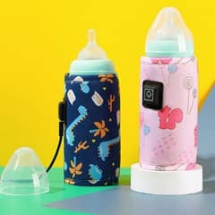 Portable USB Baby Bottle Warmer - Convenient for Travel, Easy to Use