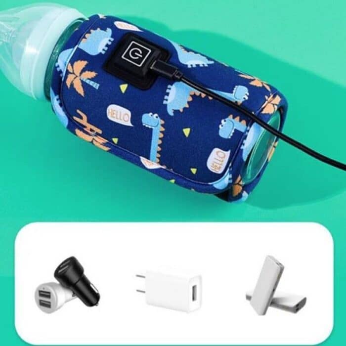 Portable USB Baby Bottle Warmer - Convenient for Travel, Easy to Use 2