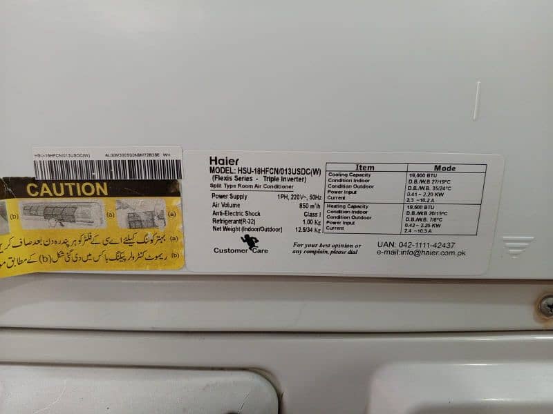 Haier AC brand new condition 4