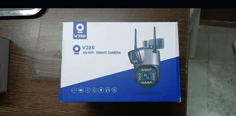 4g/wifi CCTV double lense camera v380 pro outdoor 0