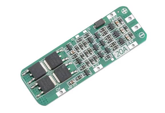 BMS 3S 20A Lithium Battery 18650 Charger BMS Protection Board 11.1V 1 2