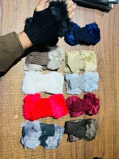 Winter Rabbit Gloves For Women