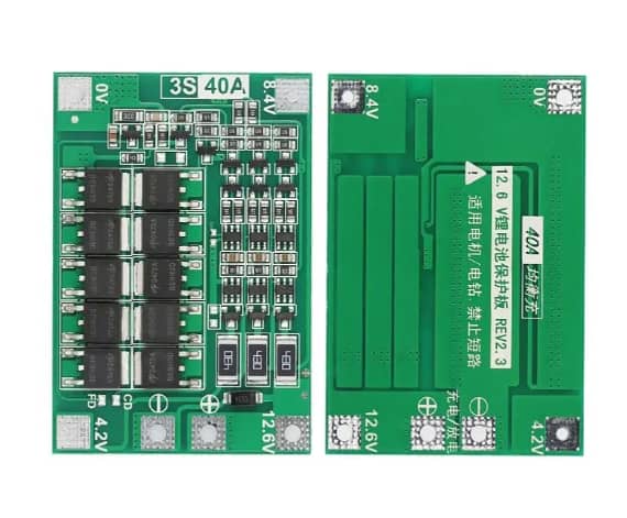 BMS 3S 20A Lithium Battery 18650 Charger BMS Protection Board 11.1V 1 10